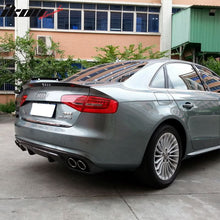 Load image into Gallery viewer, 2013-2016 Audi A4 B9 Sedan R Style Rear Bumper Diffuser Carbon Fiber
