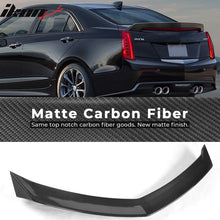 Load image into Gallery viewer, 2016-2019 Cadillac ATS V Sedan V Style Trunk Spoiler Carbon Fiber FRP
