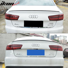 Load image into Gallery viewer, 2012-2017 Audi A6 C7 Sedan S6 Style Trunk Spoiler Lip Carbon Fiber FRP
