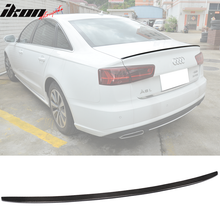 Load image into Gallery viewer, 2012-2017 Audi A6 C7 Sedan S6 Style Trunk Spoiler Lip Carbon Fiber FRP