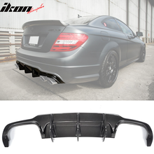Load image into Gallery viewer, 2012-2015 Benz W204 C63 AMG Style Rear Bumper Diffuser Carbon Fiber