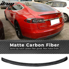 Load image into Gallery viewer, 2012-2025 Tesla Model S OE Style Rear Trunk Spoiler Carbon Fiber FRP