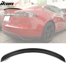 Load image into Gallery viewer, 2012-2025 Tesla Model S OE Style Rear Trunk Spoiler Carbon Fiber FRP