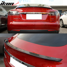 Load image into Gallery viewer, 2012-2025 Tesla Model S OE Style Rear Trunk Spoiler Carbon Fiber FRP