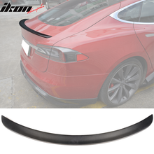 Load image into Gallery viewer, 2012-2025 Tesla Model S OE Style Rear Trunk Spoiler Wing Carbon Fiber