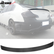 Load image into Gallery viewer, 2007-2015 Infiniti G35 G25 G37 Q40 VIP Rear Trunk Spoiler Carbon Fiber