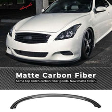 Load image into Gallery viewer, 2008-2014 Infiniti G37 Coupe ST Style Front Bumper Lip Carbon Fiber
