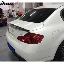 Load image into Gallery viewer, 2007-2015 Infiniti G35 G25 G37 Q40 JDM Rear Trunk Spoiler Carbon Fiber
