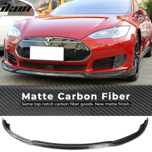 Load image into Gallery viewer, 2012-2017 Tesla Model S Sedan JC Front Bumper Lip Forged Carbon Fiber