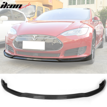 Load image into Gallery viewer, 2012-2017 Tesla Model S Sedan JC Style Front Bumper Lip Carbon Fiber