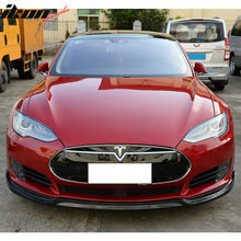 Load image into Gallery viewer, 2012-2017 Tesla Model S Sedan JC Style Front Bumper Lip Carbon Fiber