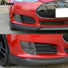 Load image into Gallery viewer, 2012-2017 Tesla Model S Sedan JC Style Front Bumper Lip Carbon Fiber