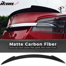Load image into Gallery viewer, 2012-2021 Tesla Model S Sedan JC Style Rear Trunk Spoiler Carbon Fiber