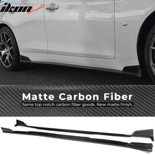 Load image into Gallery viewer, 2014-2018 Infiniti Q50 V37 ST Style 2PCS Side Skirts Carbon Fiber FRP