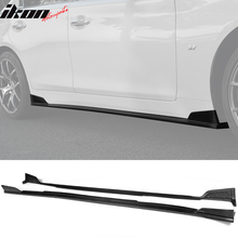 Load image into Gallery viewer, 2014-2018 Infiniti Q50 V37 ST Style 2PCS Side Skirts Carbon Fiber FRP