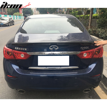 Load image into Gallery viewer, 2014-2024 Infiniti Q50 V37 OE Style Rear Trunk Spoiler Carbon Fiber