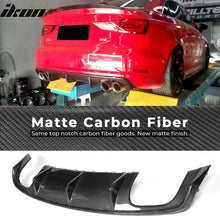 Load image into Gallery viewer, 2013-2016 Audi S3 8V Sedan OE Style Rear Bumper Diffuser Carbon Fiber