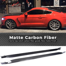 Load image into Gallery viewer, 2015-2023 Ford Mustang S550 Coupe JC Style Side Skirts Carbon Fiber
