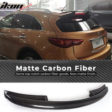 Load image into Gallery viewer, 2009-2012 Infiniti FX35 FX50 S51 VE Style Roof Spoiler Carbon Fiber