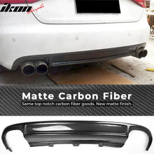 Load image into Gallery viewer, 2009-2012 Audi A4 B8 S4 Style Rear Bumper Lip Diffuser Carbon Fiber