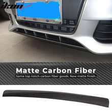 Load image into Gallery viewer, 2009-2012 Audi A4 B8 OE Style Front Bumper Lip Spoiler Carbon Fiber