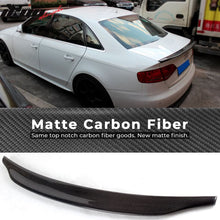Load image into Gallery viewer, 2009-2016 Audi A4 B8 Caractere Style Trunk Spoiler Carbon Fiber