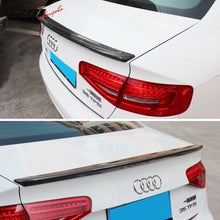 Load image into Gallery viewer, 2009-2016 Audi A4 B8 OE Style Trunk Spoiler Wing Carbon Fiber