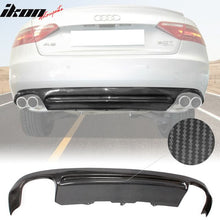 Load image into Gallery viewer, 2008-2012 Audi A5 B8 O Style Rear Lip Diffuser Carbon Fiber