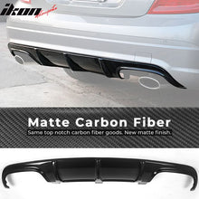 Load image into Gallery viewer, 2008-2011 Benz C Class W204 C63 OE Style Rear Diffuser Carbon Fiber