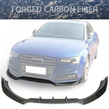 Load image into Gallery viewer, 2013-2017 Audi S5 Facelift B8 JC Front Bumper Lip Forged Carbon Fiber