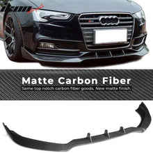 Load image into Gallery viewer, 2013-2017 Audi S5 Facelift B8 JC Style Front Bumper Lip Carbon Fiber