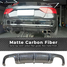 Load image into Gallery viewer, 2013-2017 Audi S5 B8.5 OE Style Rear Lip Diffuser Forged Carbon Fiber