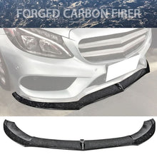 Load image into Gallery viewer, 2015-2018 Benz W205 C Class PSM Front Bumper Lip Forged Carbon Fiber