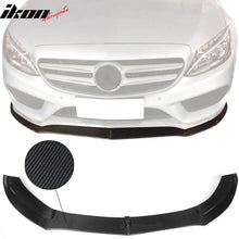 Load image into Gallery viewer, 2015-2018 Benz W205 C Class PSM Style Front Bumper Lip Carbon Fiber