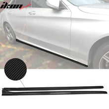 Load image into Gallery viewer, 2015-2018 Benz C Class W205 AMG S Style 2PCS Side Skirts Carbon Fiber