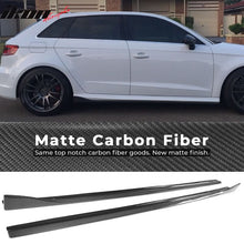 Load image into Gallery viewer, 2014-2017 Audi A3 S Line S3 JC Style Side Skirts Panels Carbon Fiber