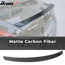 Load image into Gallery viewer, 2014-2020 Benz W222 S Class B Style Rear Trunk Spoiler Carbon Fiber