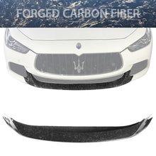Load image into Gallery viewer, 2014-2017 Maserati Ghibli M156 JC Front Bumper Lip Forged Carbon Fiber