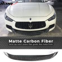 Load image into Gallery viewer, 2014-2017 Maserati Ghibli M156 JC Front Bumper Lip Forged Carbon Fiber