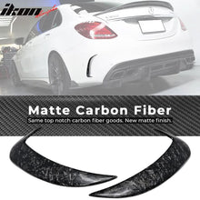 Load image into Gallery viewer, 2015-2018 Benz W205 C Class JC Rear Bumper Vents Forged Carbon Fiber