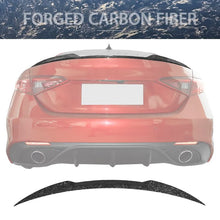 Load image into Gallery viewer, 2015-2023 Alfa Romeo Giulia OE Style Trunk Spoiler Forged Carbon Fiber
