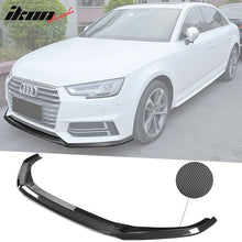 Load image into Gallery viewer, 2017-2019 Audi A4 B9 Sedan JC Style Front Bumper Lip Kit Carbon Fiber