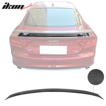 Load image into Gallery viewer, 2016-2018 Audi A7 4G8 TTS Style Rear Trunk Spoiler Wing Carbon Fiber