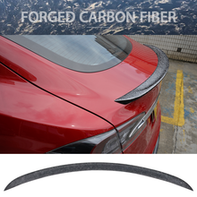 Load image into Gallery viewer, 2012-2025 Tesla Model S OE Style Rear Trunk Spoiler Wing Carbon Fiber