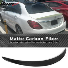 Load image into Gallery viewer, 2015-2021 Benz C Class W205 Sedan OE Style Trunk Spoiler Carbon Fiber