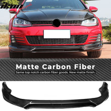 Load image into Gallery viewer, 2014-2018 Volkswagen GTI MK7 RG Style Front Bumper Lip Carbon Fiber
