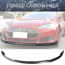 Load image into Gallery viewer, 2012-2017 Tesla Model S Sedan JC Front Bumper Lip Forged Carbon Fiber
