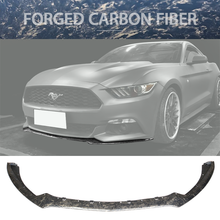 Load image into Gallery viewer, 2015-2017 Ford Mustang Coupe OE Front Bumper Lip Forged Carbon Fiber