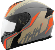 Load image into Gallery viewer, THH Helmets T810S Turbo Gray/Orange - Medium