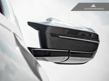 Load image into Gallery viewer, AutoTecknic M-Inspired Dry Carbon Mirror Cap Set - G60 5-Series | G70 7-Series